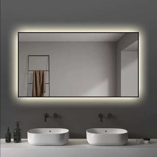 Smart Mirror, Minimalist Framed Bathroom Mirror, Shower Mirror