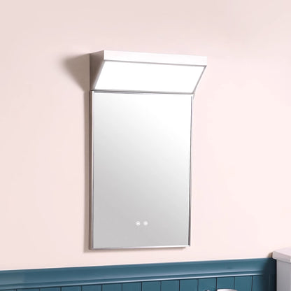 Bathroom mirror front cover light, anti-fog, explosion-proof, smart mirror, stainless steel, custom-made, wall-mounted dressing mirror.