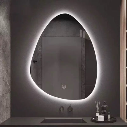 Artistic Mirror, Unique Shape Mirror, Bathroom Mirror, Anti-explosion LED Mirror, Anti-fog, Anti-mildew, Copper-free Mirror, Makeup Mirror.