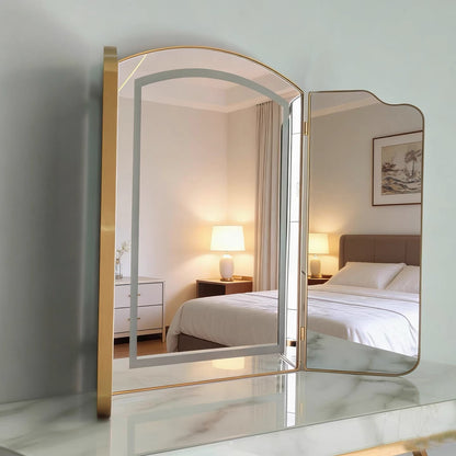 Makeup mirror available in customizable, foldable, multi-functional, explosion-proof mirror, light-emitting, fog-resistant, bathroom mirror, display mirror, and full-body mirror.