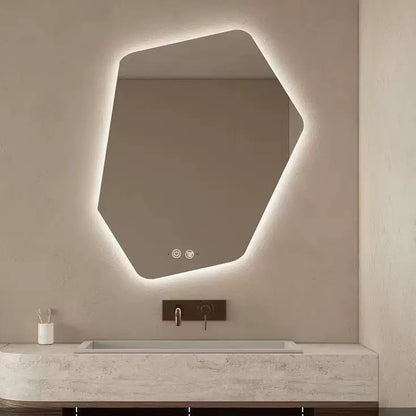 Irregular Geometric LED Smart Mirror
