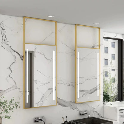 Sleek Ceiling-Hung Oval Mirror – Elevate Any Space Without Drilling Walls-2