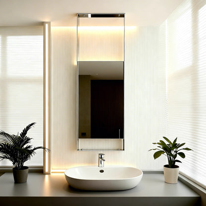 Sleek Ceiling-Hung Oval Mirror – Elevate Any Space Without Drilling Walls-3