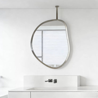 Hanging Mirror, Stainless Steel Mirror, Bathroom Mirror, Decorative Mirror, Creative Mirror, LED Lighting, Anti-fog, Anti-explosion Mirror, Screen Mirror.
