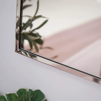 Bathroom mirror front cover light, anti-fog, explosion-proof, smart mirror, stainless steel, custom-made, wall-mounted dressing mirror.