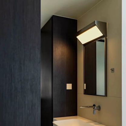 Bathroom mirror front cover light, anti-fog, explosion-proof, smart mirror, stainless steel, custom-made, wall-mounted dressing mirror.