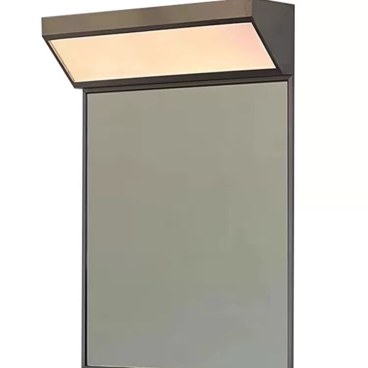 Bathroom mirror front cover light, anti-fog, explosion-proof, smart mirror, stainless steel, custom-made, wall-mounted dressing mirror.
