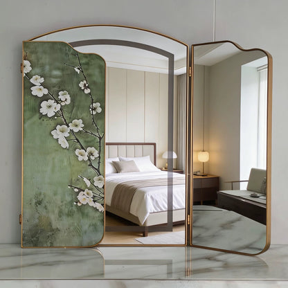 Makeup mirror available in customizable, foldable, multi-functional, explosion-proof mirror, light-emitting, fog-resistant, bathroom mirror, display mirror, and full-body mirror.